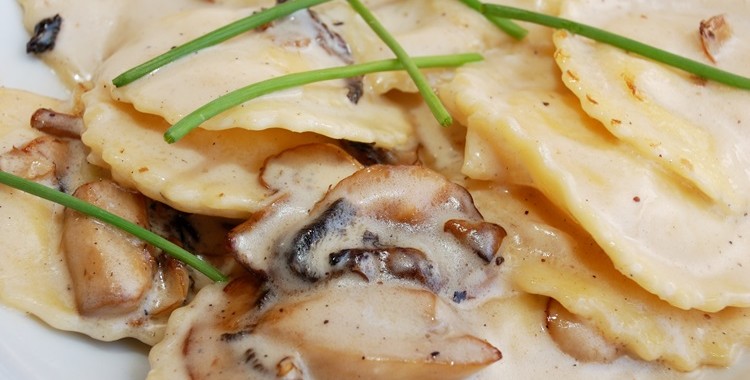 מתכון לרביולי  פטריות